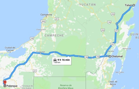 Palenque - Chetumal - Tulum - MEXICO LINDO Y QUERIDO - tres semanas de ruta en coche (3)