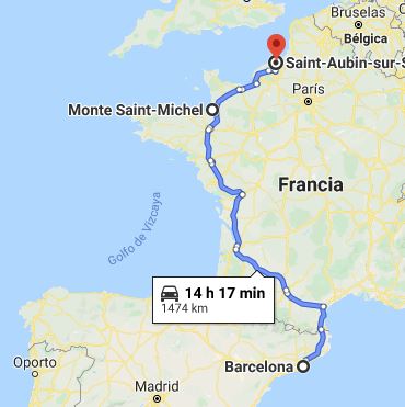 Mont Saint Michel – Barcelona - Links de interés - Irlanda en coche particular (1)