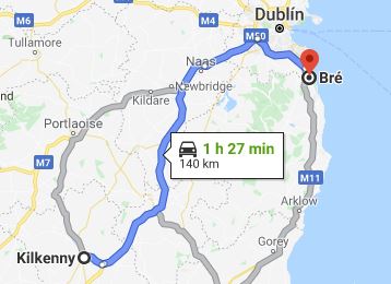 Irlanda en coche particular - Blogs of Ireland - Bray – Kilkenny (1)