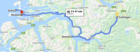 Día 7 / Alesund – Giske – Olden (  310 km.) - RUTA EN COCHE POR NORUEGA (1)