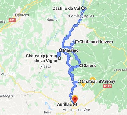 Ruta en coche por la  AUVERNIA Y EL CANTAL (FRANCIA) - Blogs de Francia - Château Anjony - Tournemire - Mauriac - Salers - Château de Val (3)