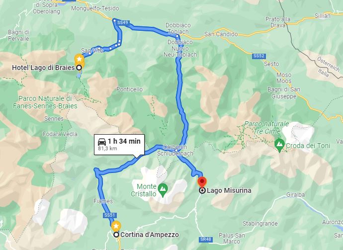 Día 10 (11 de Agosto) Lago Misurina – Lago Braies - Ruta por el norte de Italia,«roadtrip» (1)